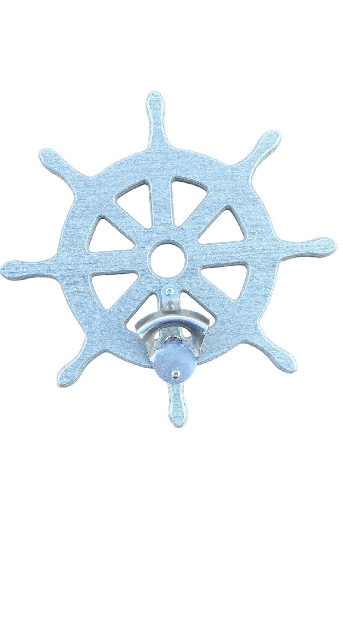 Poly Bottle Opener- Ship Wheel