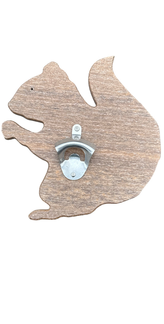 Poly Bottle Opener- Squirrel